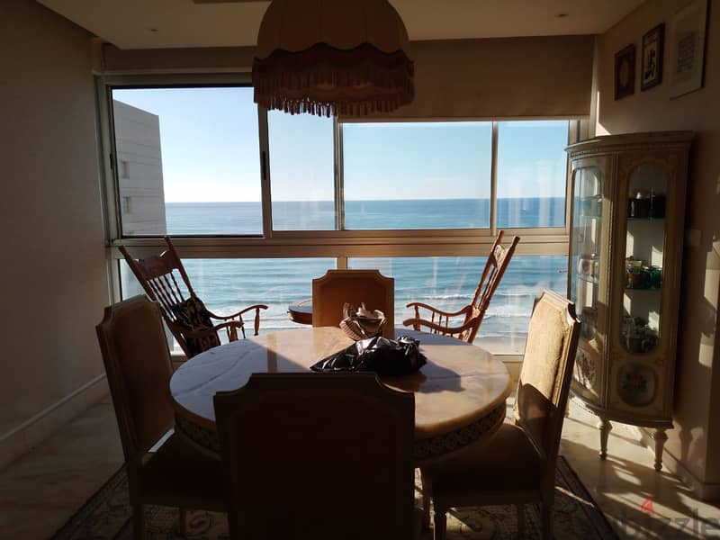 Furnished 340m2 apartment+amazing Sea view for rent in Ramli el bayda 8