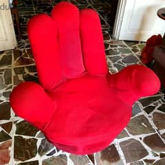 *Hand-Shaped* Red Sofa 0