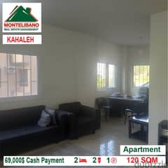 69000$/Cash Payment!! Apartment for sale in Kahaleh!!