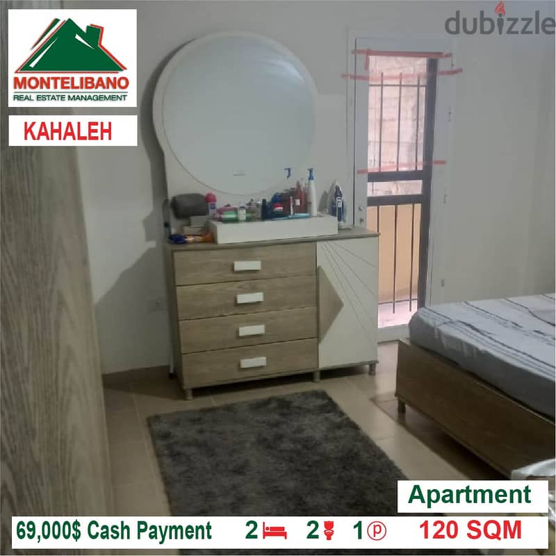 69000$/Cash Payment!! Apartment for sale in Kahaleh!! 2