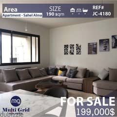 Sahel Alma, Apartment For Sale, 190 m2, شقة للبيع في ساحل علما 0