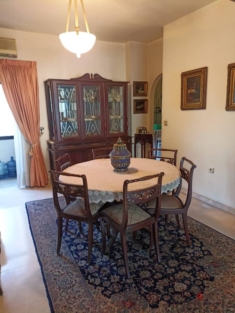 Furnished 120 m2 apartment+beautiful view for sale in Achrafieh/Beirut 1