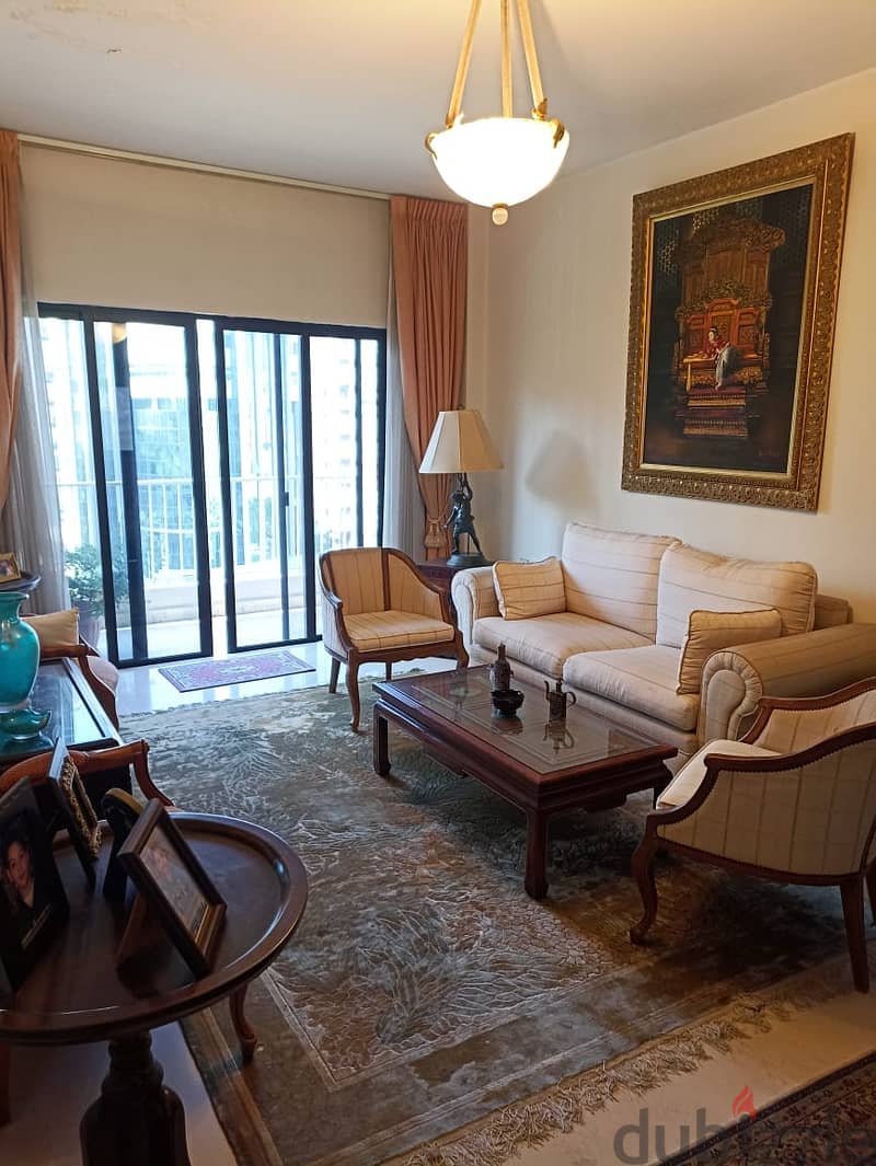 Furnished 120 m2 apartment+beautiful view for sale in Achrafieh/Beirut 2