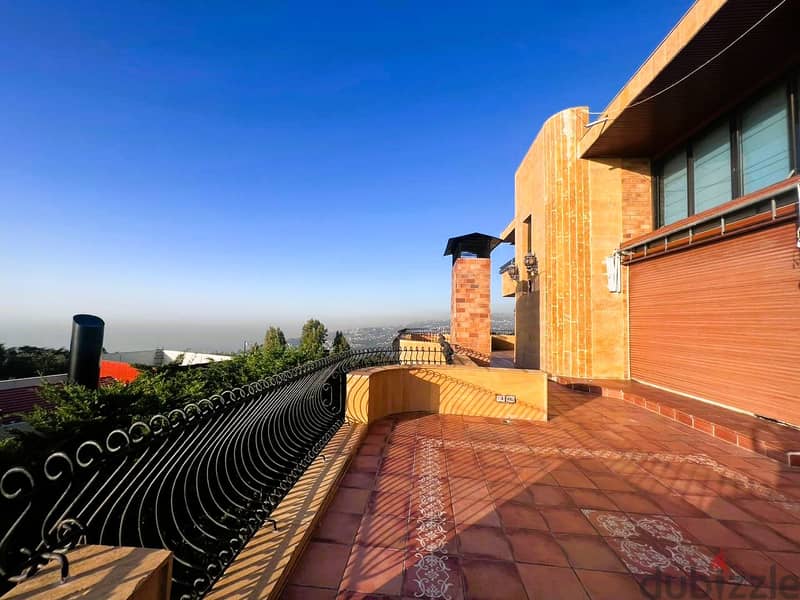 Penthouse Duplex For Rent in Dahr Sawan : Terrace & Views 2