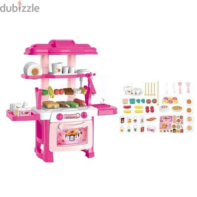 Kitchen Play Set With Grill