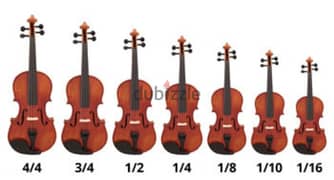 violons all sizes with bags very good quality in a good price