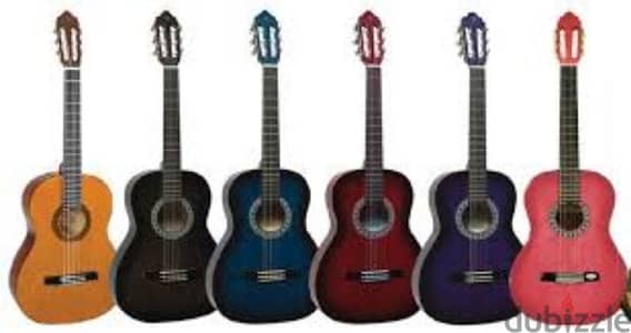 guitars 3/4 4/4 1/2 all colours