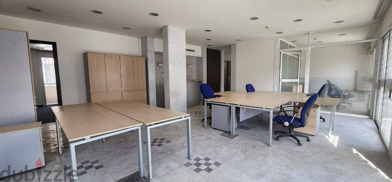 L09511 - Spacious Furnished Office for Rent in Sin El Fil 3