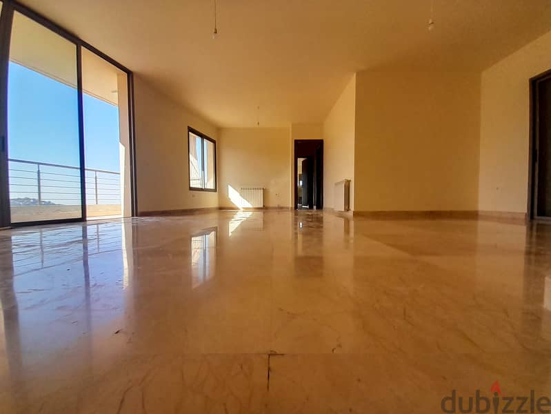 190 SQM Apartment for Rent in Chouaiyya, Metn with Mountain & Sea View 0