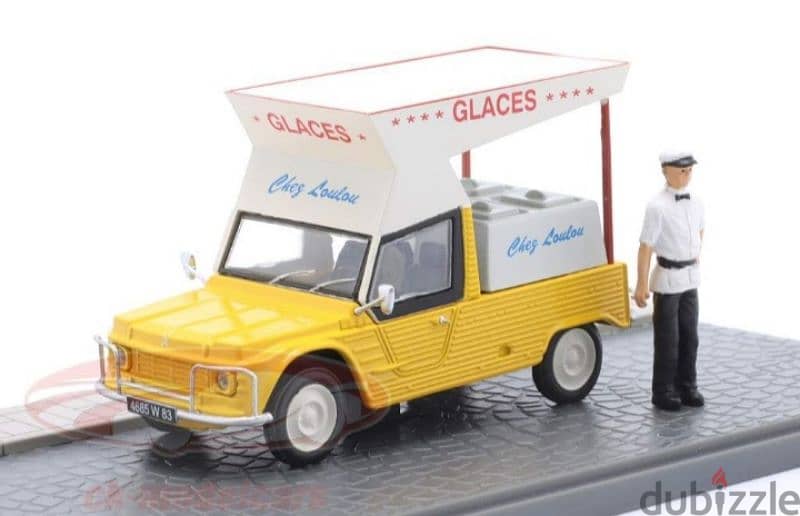 Citroën Ice cream truck diecast car model 1;43. 1