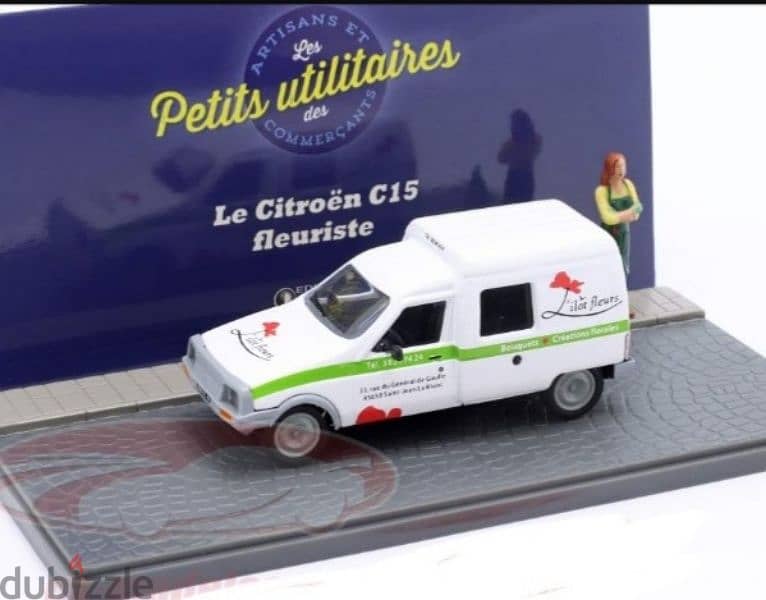 Citroën C15 (Florist) diecast car model 1;43. 0