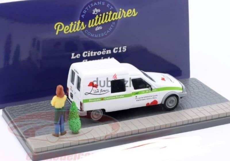 Citroën C15 (Florist) diecast car model 1;43. 4