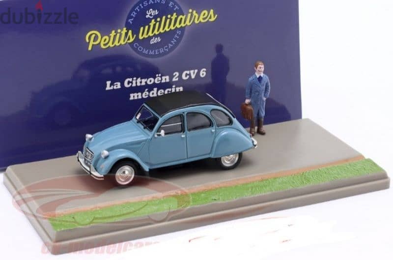 Citroën 2CV (Medical) diecast car model 1;43. 0