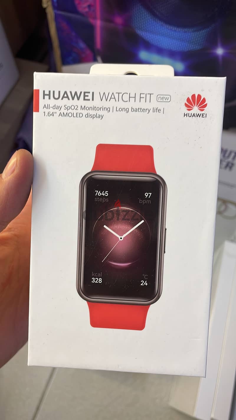 Huawei watch fit new red 0