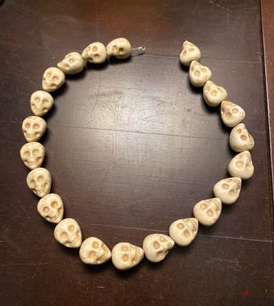 Handmade Gothic Skull Stone Beads (One of a kind)