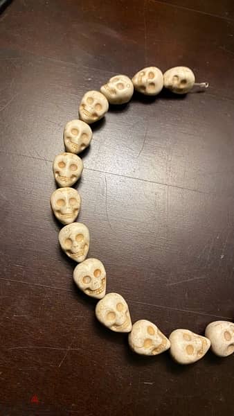 Handmade Gothic Skull Stone Beads (One of a kind) 1