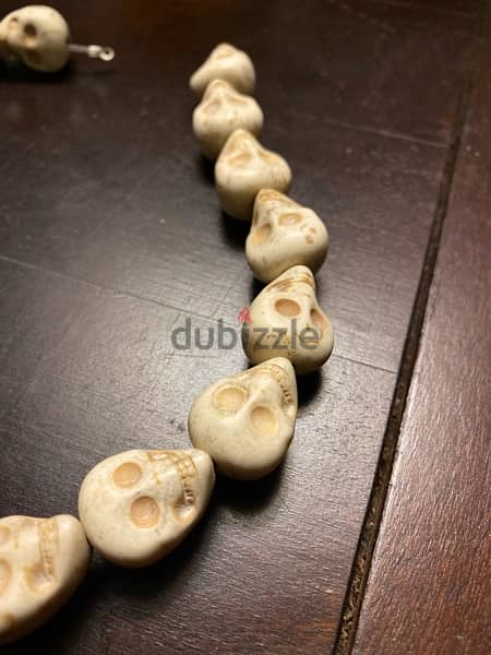 Handmade Gothic Skull Stone Beads (One of a kind) 3