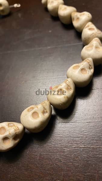 Handmade Gothic Skull Stone Beads (One of a kind) 4