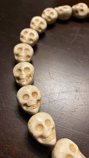 Handmade Gothic Skull Stone Beads (One of a kind) 5
