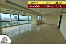 Achrafieh / Sioufi 230m2 | High-End | New Building | City View |LB