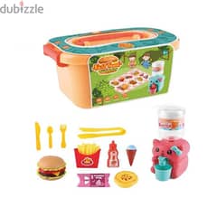 Food Cooking Truck With Fast Food Set 0