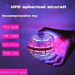 Flying Ball, Mini Drone Fly, Built-in RGB Lights, Spinner 360°