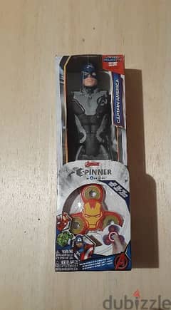 Captain America figure with  Ironman spinner.