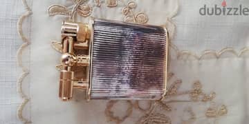 antique  retro  cigars lighter heavy gold plated