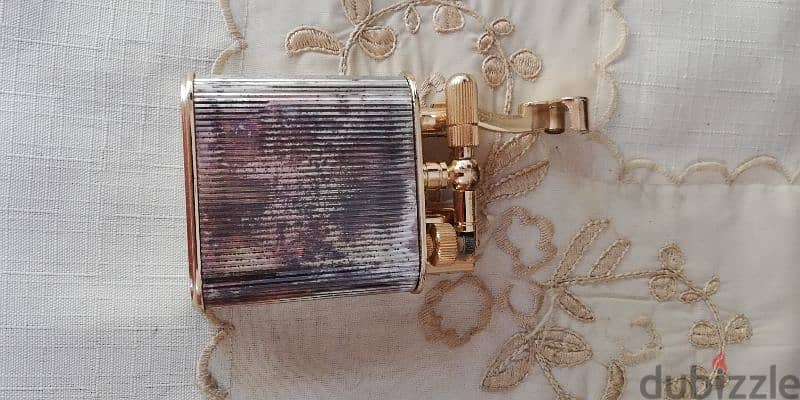 antique  retro  cigars lighter heavy gold plated 2