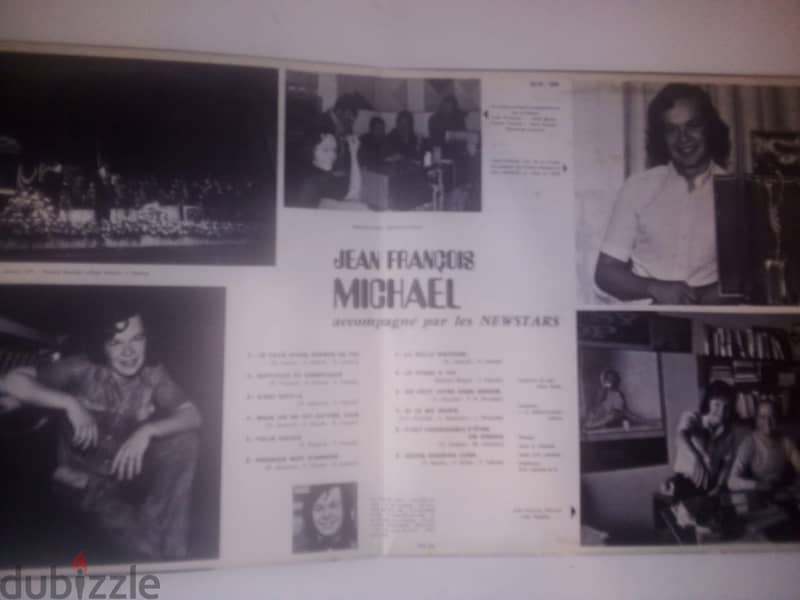 Jean Francois Michael "je pense a toi" 33t album gatefold cover VG vin 1