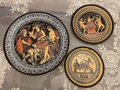 Greek Gods decoration plates