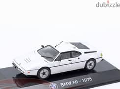 BMW M1 (1978) diecast car model 1;43. 0