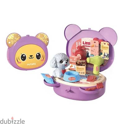 Cute Pet Veterinarian Portable Play Set