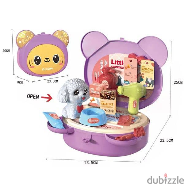 Cute Pet Veterinarian Portable Play Set 1