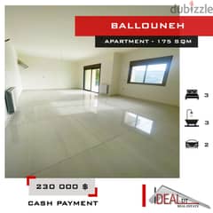 Apartment for sale in ballouneh 175 SQM REF#NW56298 0