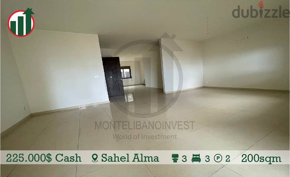 Open Sea View Apartment for sale in Sahel Alma! 2