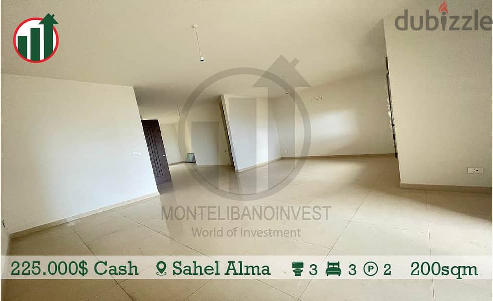 Open Sea View Apartment for sale in Sahel Alma! 4