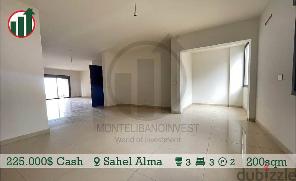 Open Sea View Apartment for sale in Sahel Alma! 5
