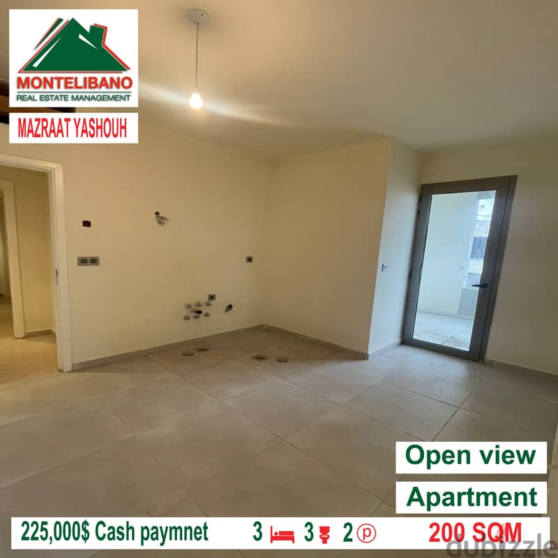 Open view apartment for sale in MAZRAAT YASHOUH!!!! 2