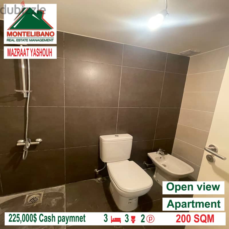 Open view apartment for sale in MAZRAAT YASHOUH!!!! 3