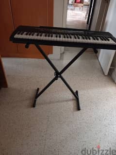 CASIO Keyboard CTK 520 L Key Lighting System  with New Stand 0