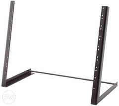 Angled 19"/ 8U rack desktop stand, for audio equipment