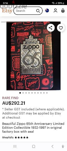 A unique  antique  one new rare ti find zippo 17