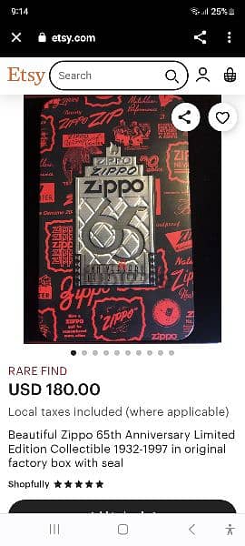 A unique  antique  one new rare ti find zippo 19