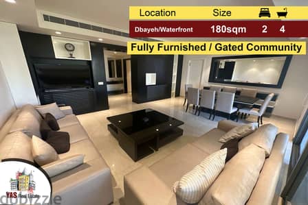 Dbayeh / Waterfront 180m2 | Fully Furnished | Gated Community |