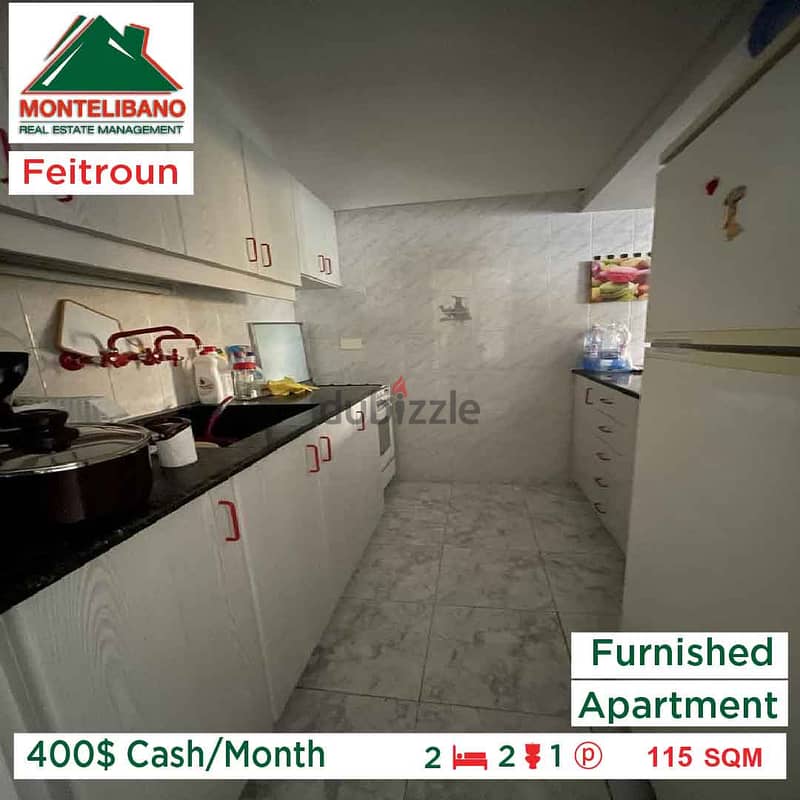 400$Cash/Month!!Apartment for rent in Feitroun!! 3