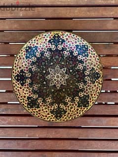 Handmade Antique Islamic Brass Plate صحن أنتيك  نحاس اسلامي