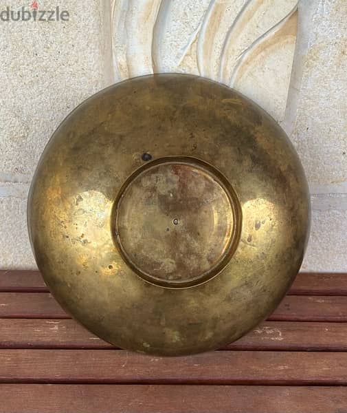 Handmade Antique Islamic Brass Plate صحن أنتيك  نحاس اسلامي 6