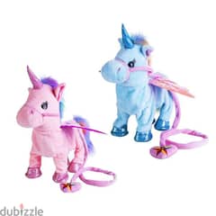 Electric Walking Unicorn Plush Toy 0