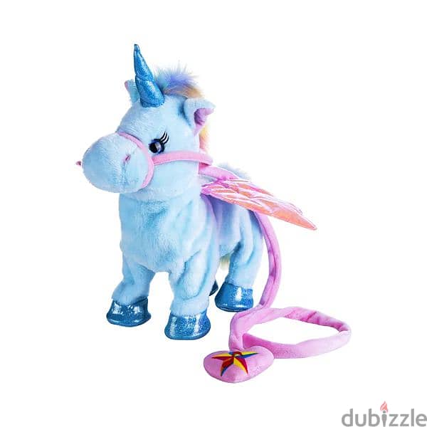 Electric Walking Unicorn Plush Toy 1